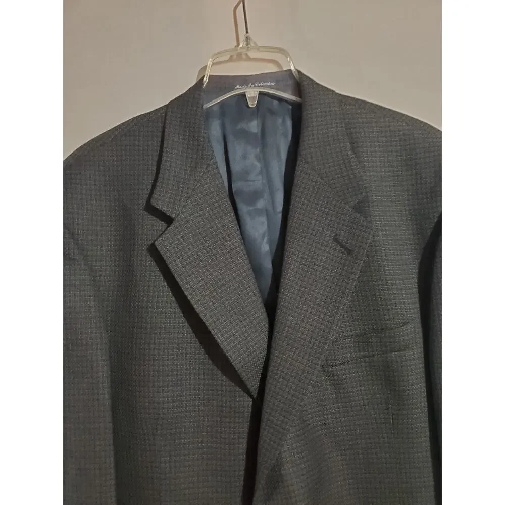 Daniel Hechter Mens Vintage Tweed 100% Wool Sport Coat Blazer Jacket Size 44L
